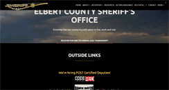 Desktop Screenshot of elbertcountysheriff.com